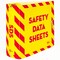 Avery UltraDuty SDS Binder Bundle, 3" Durable Poly Binder with Chain, Plastic A-Z Dividers, Sheet Protectors (77714)